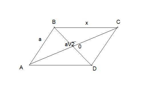 В параллелограмме ABСD сторона AC=(корень из 2)*AB. Докажите, что углы между сторонами параллелограм