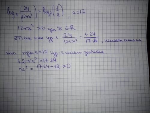 Имеет ли значение это уравнение при a=17? (блокирую тех, кто просто забирает без ответа)