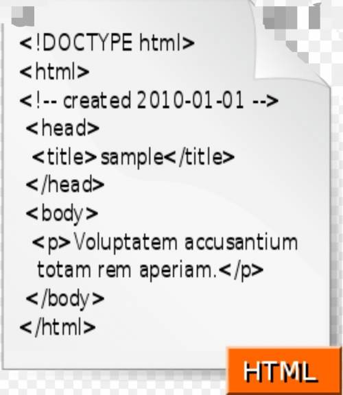 написать код html​