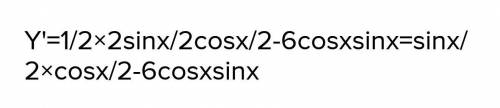 найти производную Y=sin^2x/2+3cos^2x