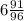 6 \frac{91}{96}