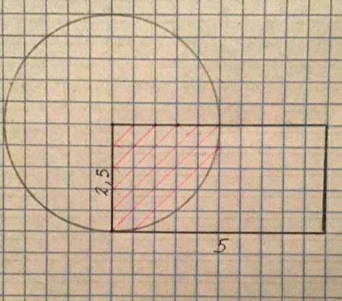мне нужно б3. а) Из угла построенного тобой прямоугольни-ка начерти окружность, радиус которой равен
