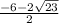 \frac{-6-2\sqrt{23} }{2}