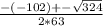 \frac{-(-102)+-\sqrt{324} }{2*63}
