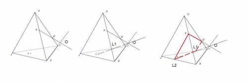 решить.Построить сечения тетраэдера и параллелепипеда. №1. Построить сечение тетраэдра плоскостью (L