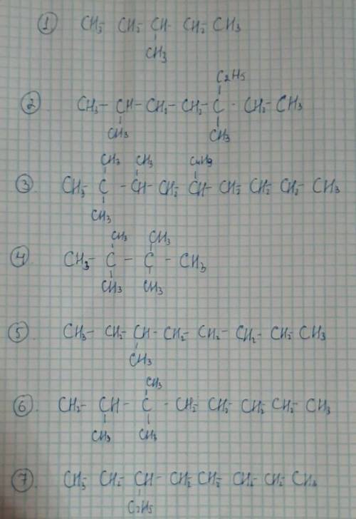 Дам 40 б с химией Определить, какие из них являются гомологами, а какие – изомерами. 1. 3-метилпента