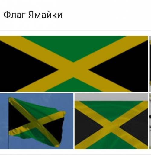 Как выглядит флаг страны Ямайка​