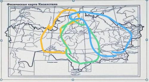 3. Покажите на карте местности, где обитали и их столицы племен найманов, кереитов и Жалаиров.Физиче