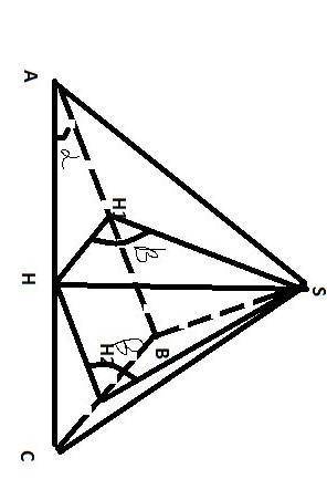 Основанием пирамиды является прямоугольный треугольник с катетом a и прилежащим к нему острым углом