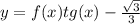 y=f(x)tg(x)-\frac{\sqrt{3}}{3}