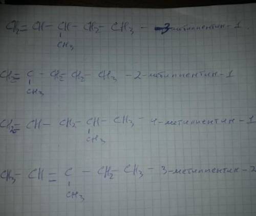 Напишите изомеры 3,3,4-триметилпентин-1. И один гомолог записать