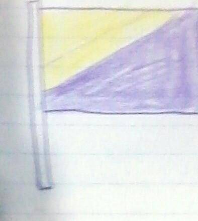 Ребят вопрос закрась флаг 2/3 1/3 пурпурный и жёлтый​