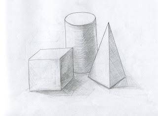 ИЗОИзобразить натюрморт из 2-3 геометрических фигур​