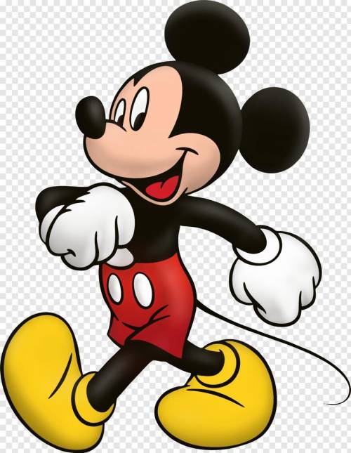 What colour are Mickey's shorts ?​