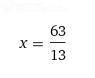 5.Решите уравнение: 12 5/13 - х = 7 7/13​