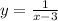 y=\frac{1}{x-3}