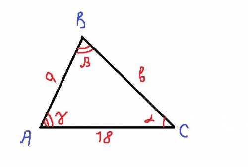 Дан треугольник ABC. AC= 18 см; ∢ B= 60°;∢ C= 45°. (ответ упрости до целого числа под знаком корня.)