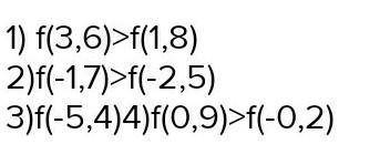 Дано функцию f(x)=x^-20 Сравнить: 1)f(9) и f(-9); 2)f(-8) и (-3).