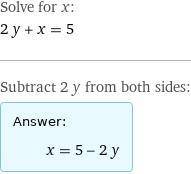 Решите систему уравнений графически и методом подстановки x+2y=5 2x+y=4