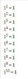 Вычислите 1^5 степени ​