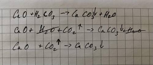 2. Реакция, схема которой: СаО + Н2СО3 →Ca СO3 + H2О записать в молекулярном и сокращенно ионном вид