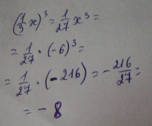 Найдите значения выражения б) при х=-6​
