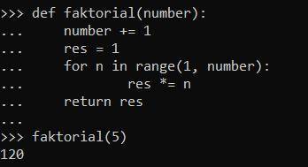 Створіть програму, яка буде виводити факторіал введеного числа. Використовувати готові функції та мо