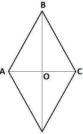 Найдите углы ромба ADCD, если его сторона равна 8 см, а большая диагональ 8√3 см.