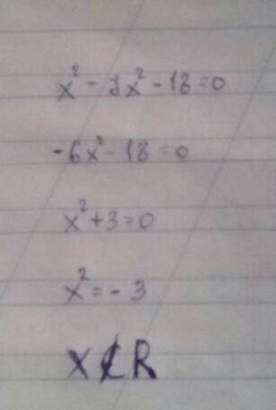 Решите уравнение: х^2-7х^2-18=0.​