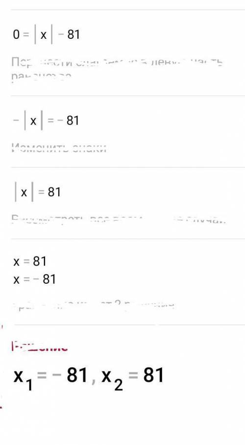 Найдите определение функции f(x)=√x²-81