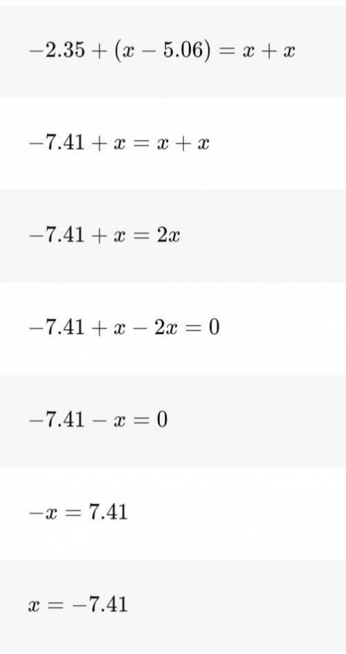 Выбери число чтобы равенство было верным. -2, 35+(r-5,06)=?+r1)7,412)-7,413)-2,714)2,71 ЭТО ​