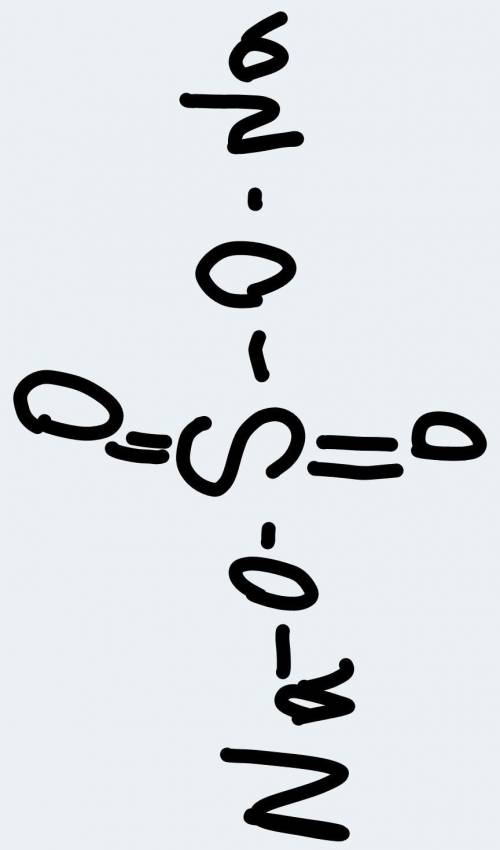 .Напишите графическую формулу сульфата натрия. Укажитевалентность серы в этом соединении​