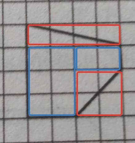 Площадь одной клетки равна 1. найдите площадь фигуры, изображённой на рисунке