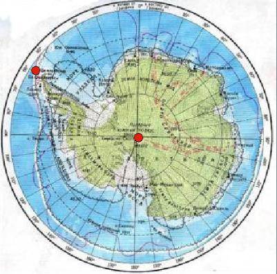 Географічне положення Антарктиди​