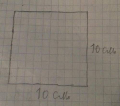 Начертите в тетради квадра-ты площадью 1 см2 и 1 дм2​