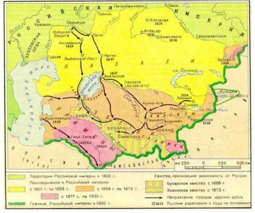 Ресей империясының Қазақстан аумағында басып алған қалаларын көрсетіңіз ​