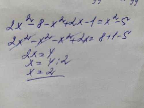 2 (x - 2)(x + 2) - (x - 1 )^2=x^2-5​