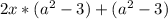 2x*(a^2-3)+(a^2-3)