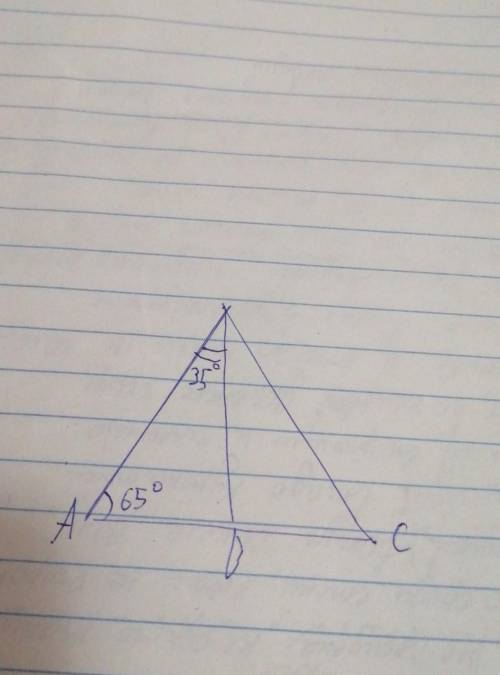 У трикутнику АВС кут А в 3 рази більший кута С, 2В=20. Знайти кут А, кут С.​