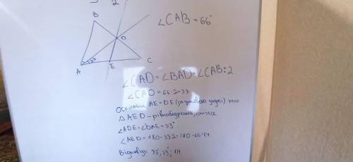УМОЛЯЮ класс) Отрезок AD - биссектриса треугольника BC. Через точку D проведена прямая, пересекающая