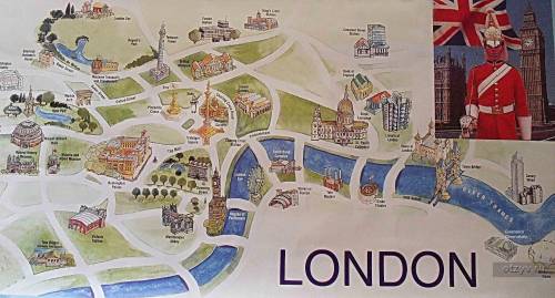 Read the texts in Activity 4. Draw a mind map for London .Прочитайте тексты в задании 4 .Нарисуйте к