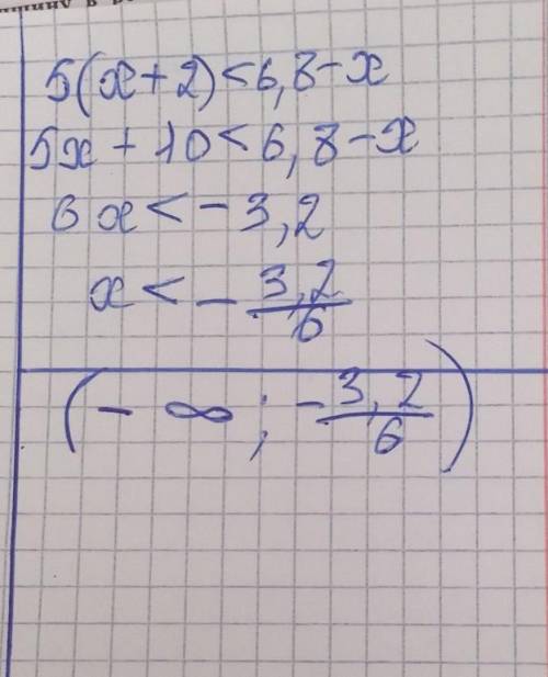 2) 4,7-0,85х>(х-1)×3 3) 5(х+2)<6,8-х