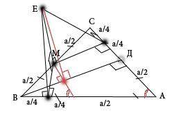 Ради всего святого решить. Спам - бан. Точка М - середина стороны ВС правильного треугольника АВС. М