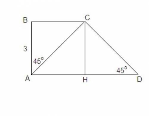 В прямоугольной трапеции меньшая боковая сторона равна 4 и составляет с меньшей диагональю угол, рав