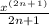 \frac{x^(^2^n^+^1^)}{2n+1}