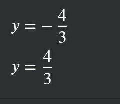 Розв'яжіть рівняння 16-9y2=0