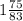 1 \frac{75}{83}