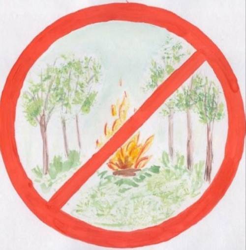 5 творческое задание Придумай и нарисуй знак запрещающий вырубку леса.​