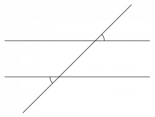 Как доказать параллельность двух прямых, используя углы? ​