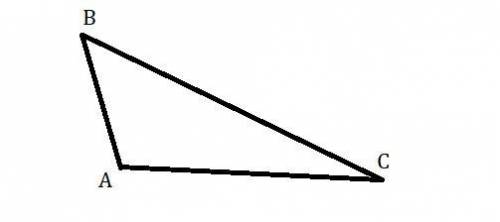 Порівняйти кути трикутника АВС, якщо АВ<ВС<АС. Які кути цього трикутника не можуть бути ні пря